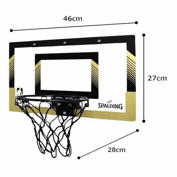 Spalding NBA Black & Gold Basketball Court - Picture 2 of 2